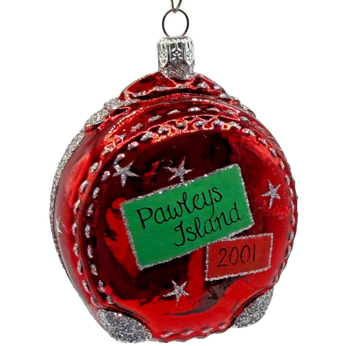 Patricia Breen Journey With Me Red Pawleys Island Stars Christmas Ornament 2113