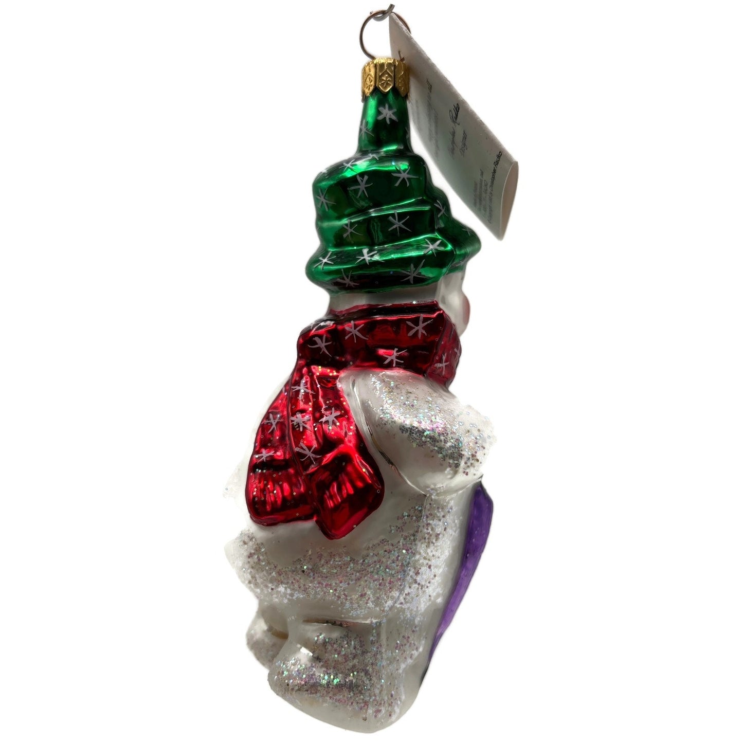 Christopher Radko Frosty Weather Snowman Winter Christmas Tree Ornament 96-SP-14