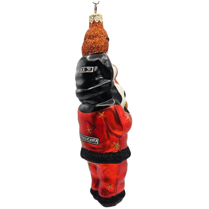 Patricia Breen Carry Me Santa FrankenSanta And Dracula Jr Halloween Ornament