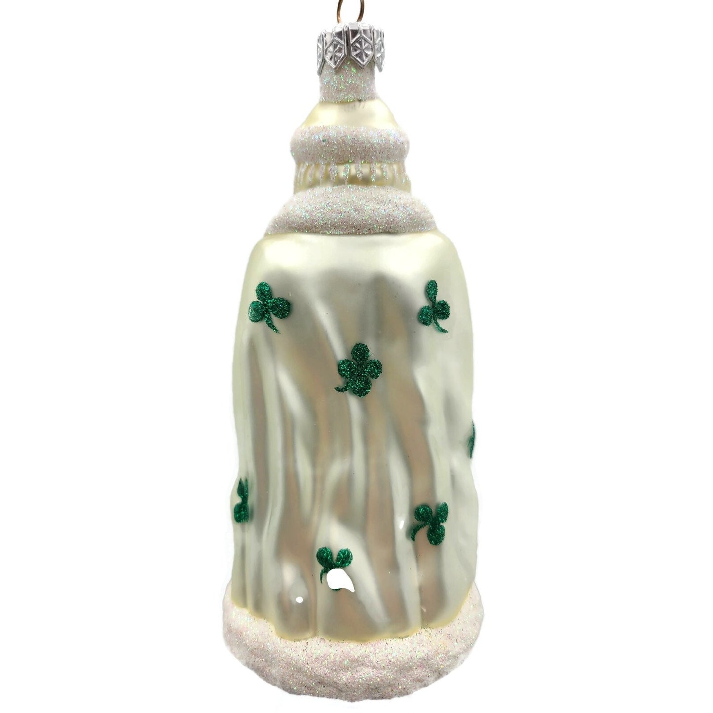 Patricia Breen Santa of the North Shamrocks St Patricks Day Christmas Ornament