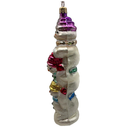 Christopher Radko Snowtem Pole Snowmen Christmas Tree Ornament 96-155-0