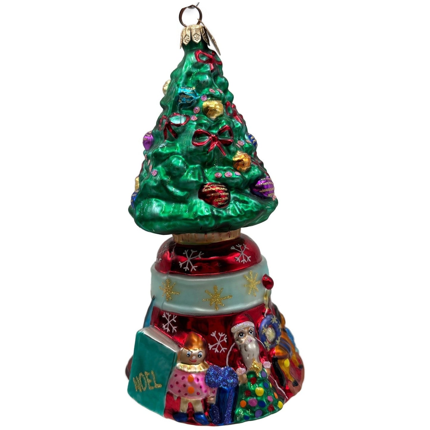 Christopher Radko O'Tannenbell Tree Bell Green Christmas Ornament 00-019-0