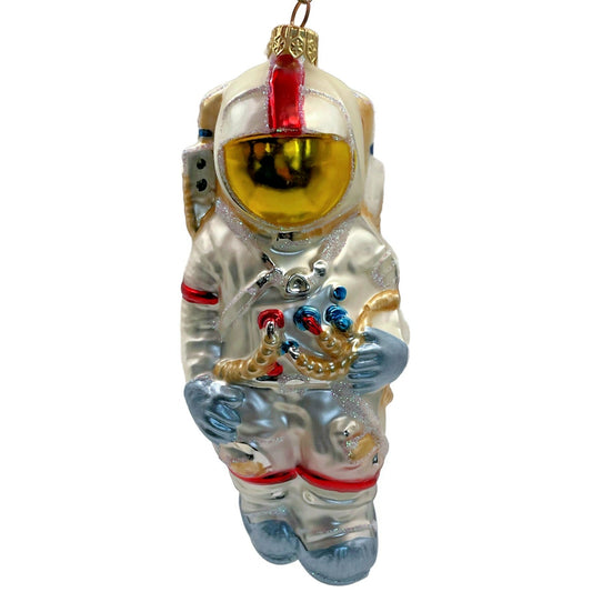 Astronaut Space Man Christmas Ornament Glass Polonaise Smithsonian Institute