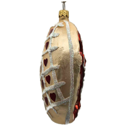 Christopher Radko Ginger Hearts Red Gingerbread Man Christmas Ornament 96-239-0