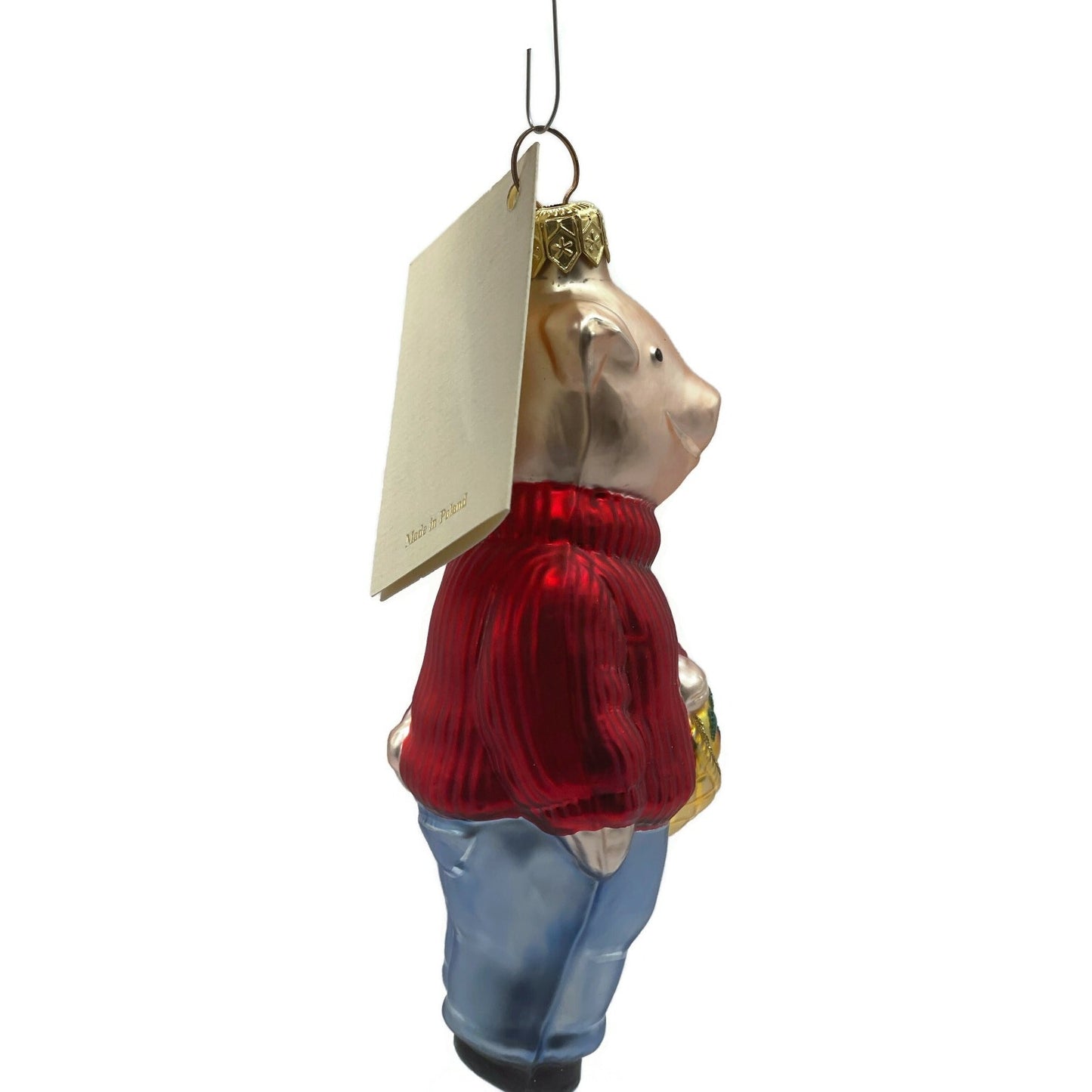 Patricia Breen This Little Piggy Goes to the Market Christmas Tree Ornament