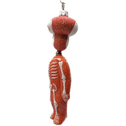 Patricia Breen Kinetic Skelton Orange Halloween Christmas Tree Ornament 2325