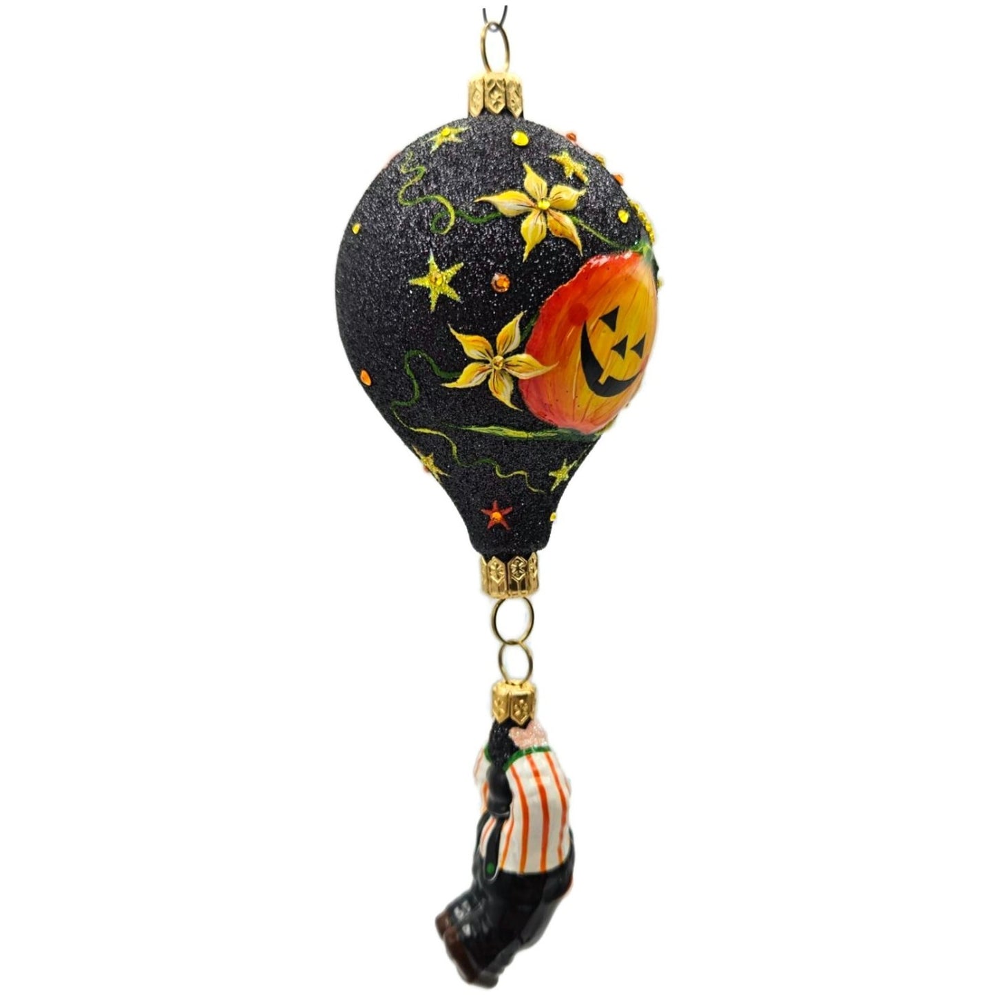 Patricia Breen Miniature Balloon Boy Jack-o-Lantern Stars Halloween Ornament HCB