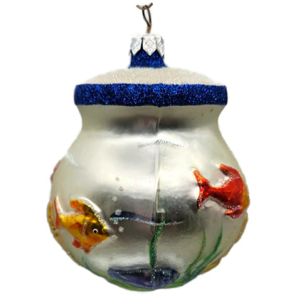 Patricia Breen Wish You Were Here Fishbowl Summer Nautical Christmas Ornament