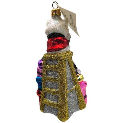 Larry Fraga Waiting For The Tree Glitter Series Gifts Christmas Tree Ornament