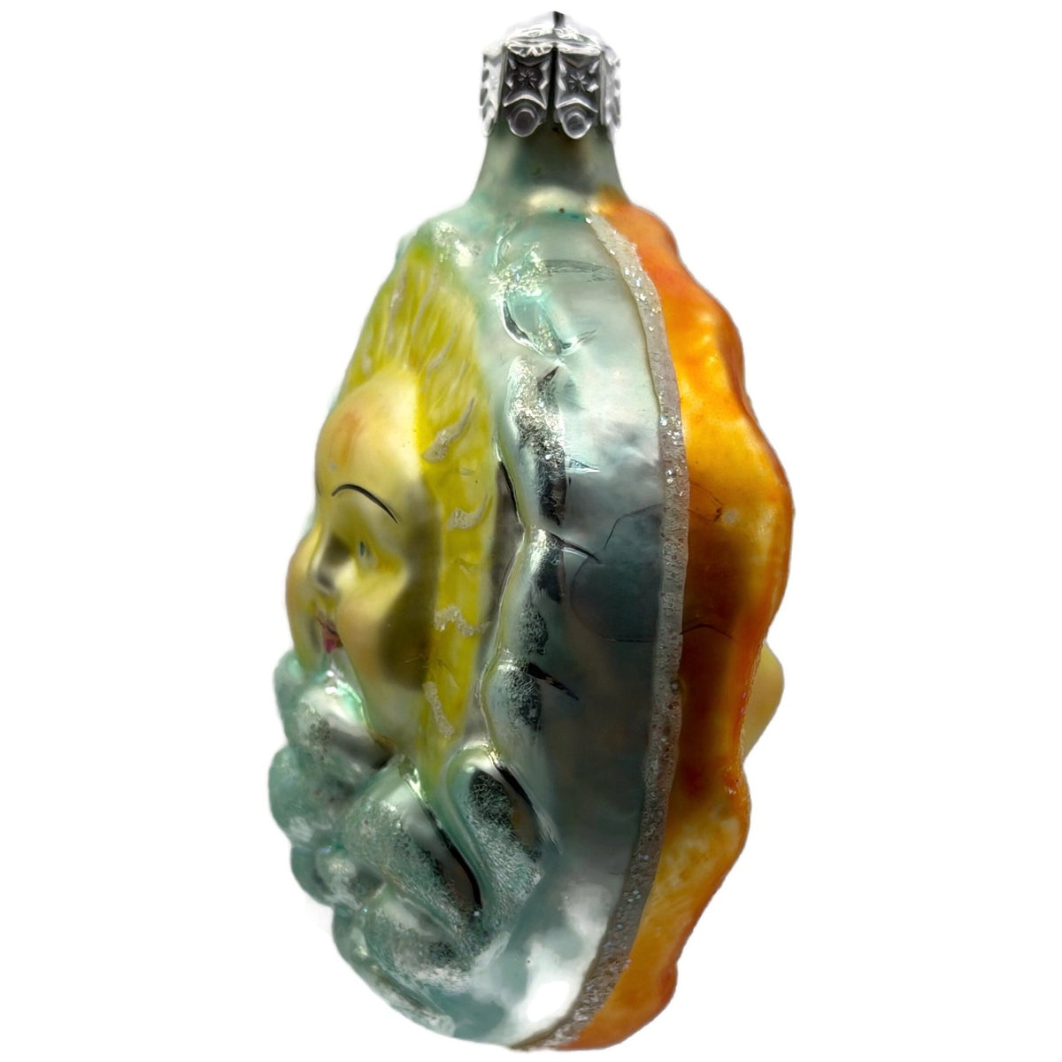 Christopher Radko Dawn & Dusk Double Sided Celestial Christmas Ornament 91-034-0