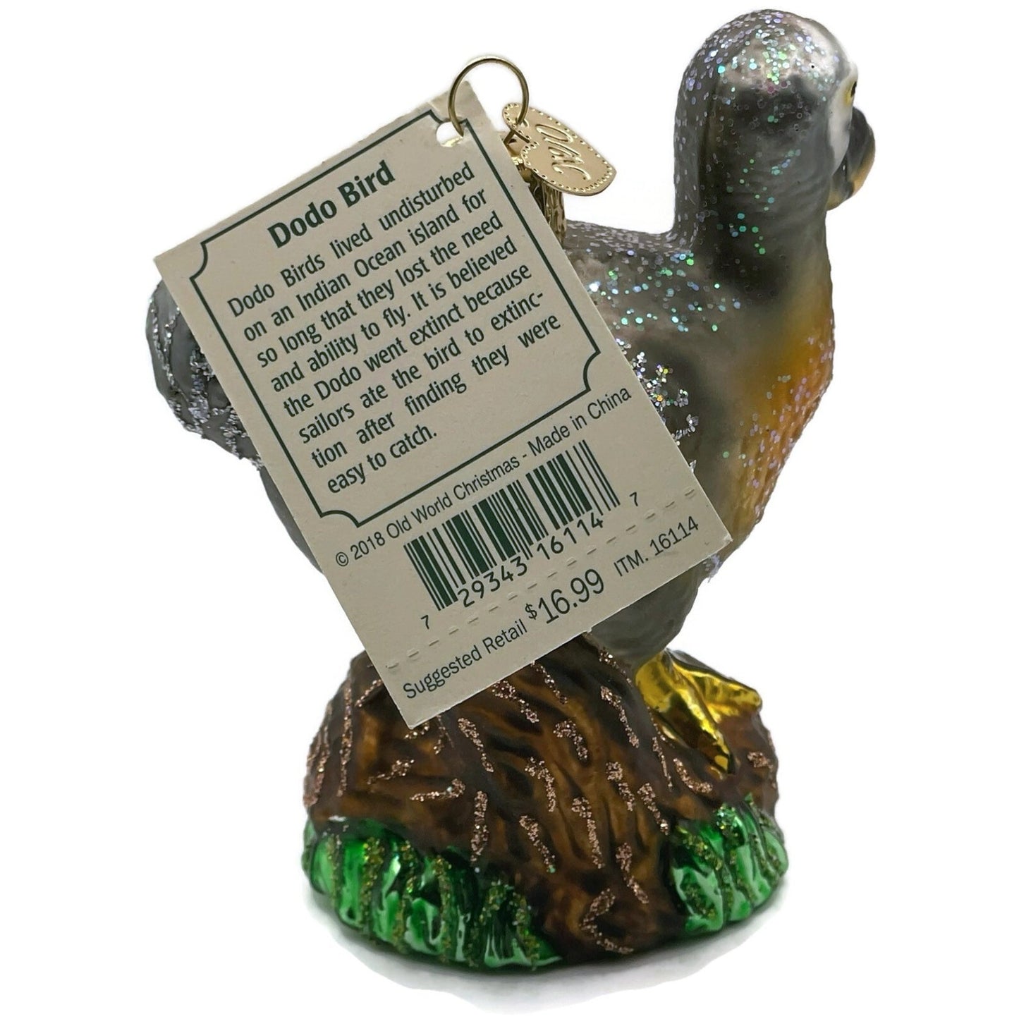 OWC Dodo Bird Watcher Ornament Collection Old World Christmas Holiday Tree Decor