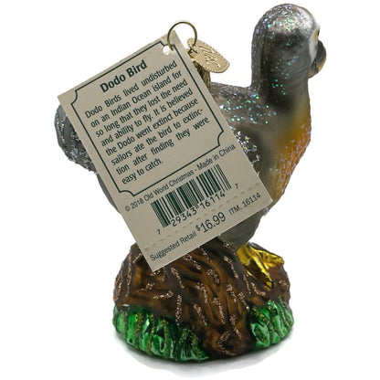OWC Dodo Bird Watcher Ornament Collection Old World Christmas Holiday Tree Decor