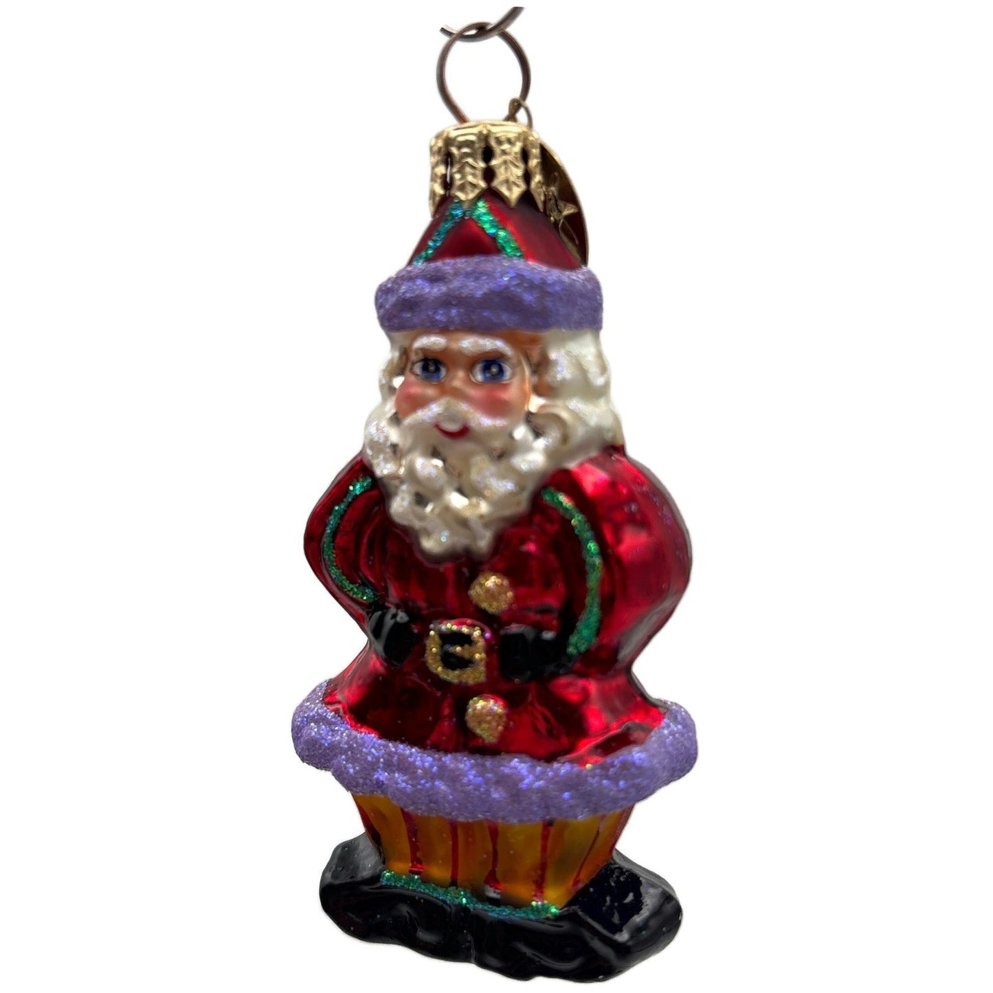 Christopher Radko Ginger Snap Santa Claus Cookie Christmas Ornament 00-492-0