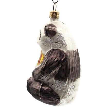 Christopher Radko A Winter Bears Heart AIDS Awareness Christmas Tree Ornament