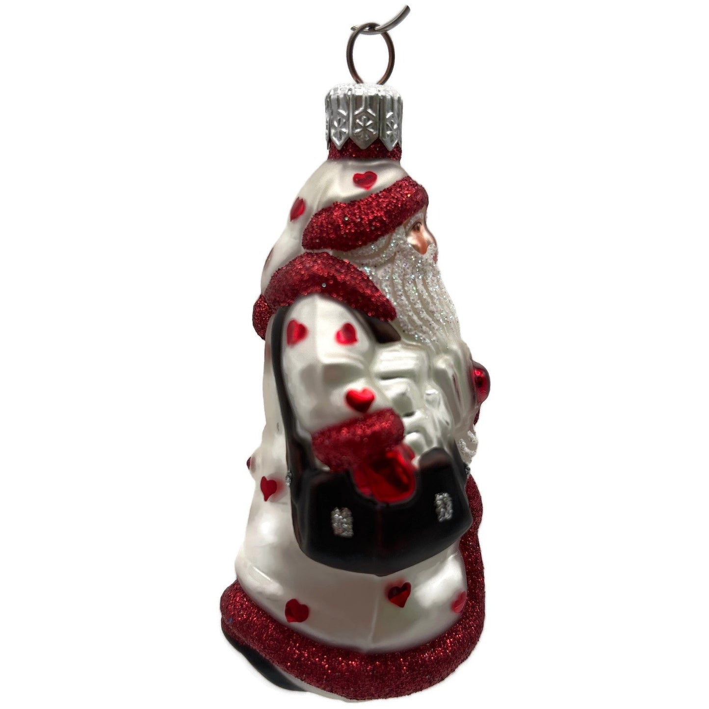 Patricia Breen Miniature Through Rain And Snow Pearl Hearts Valentines Ornament