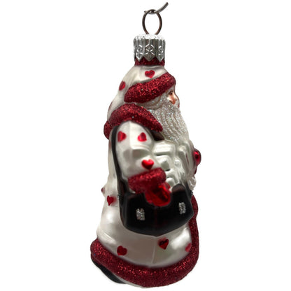 Patricia Breen Miniature Through Rain And Snow Pearl Hearts Valentines Ornament