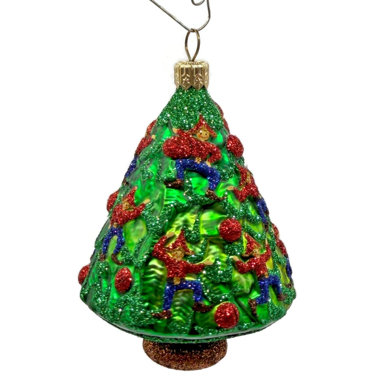 Patricia Breen Leaping Lords Dancing Elves Tree Christmas Decor Ornament 2421