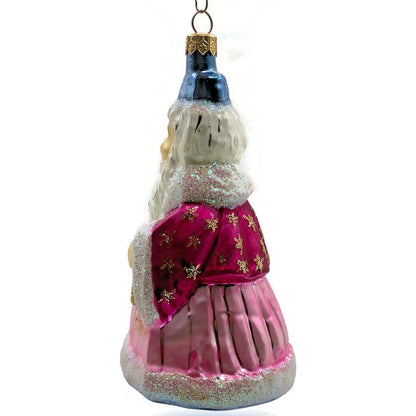 Christopher Radko Incantation Wizard Santa Merlin Pink Christmas Tree Ornament