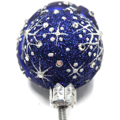 Patricia Breen Ultra Miniature Chameleon Snowflakes Clip On Christmas Ornament