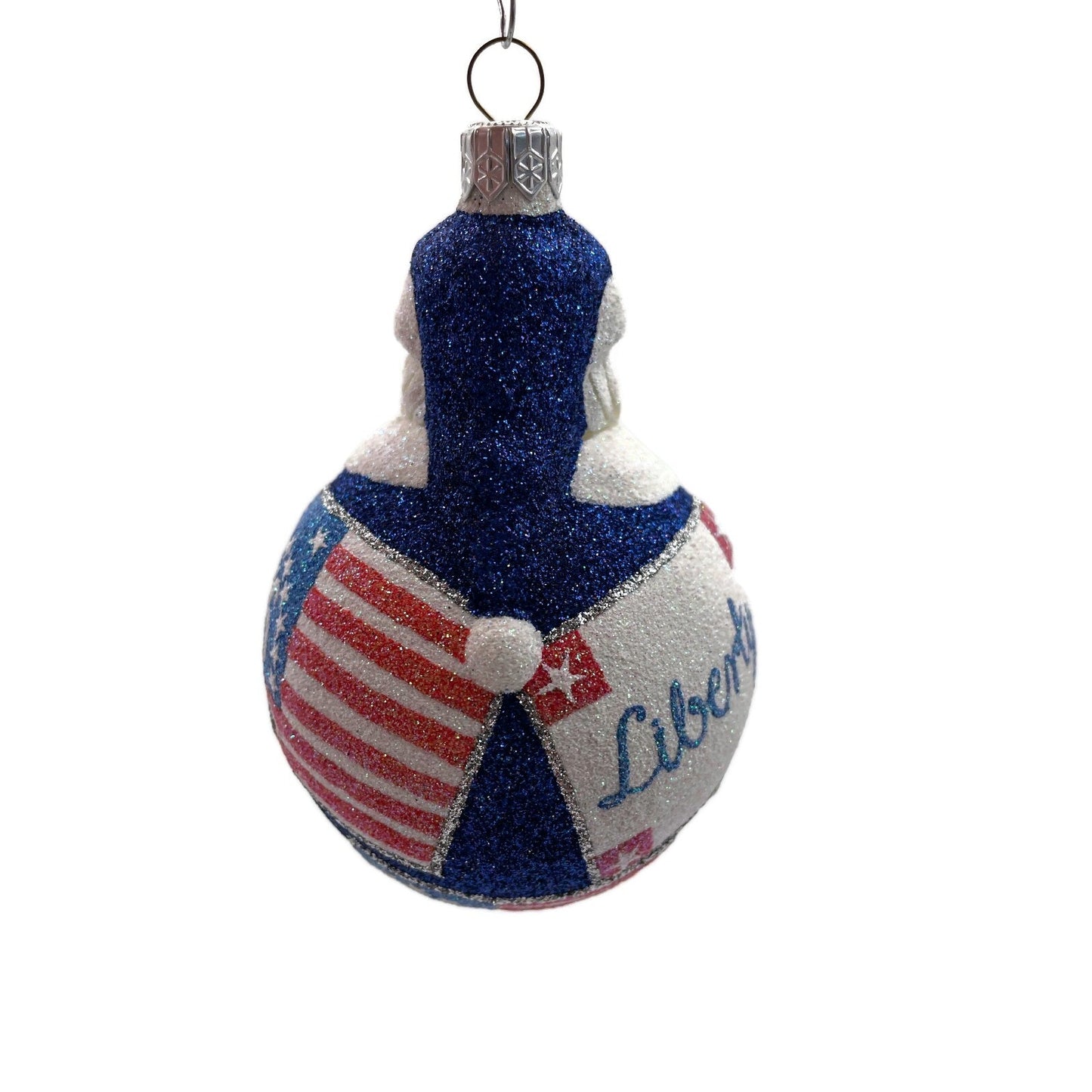 Patricia Breen Santa du Monde Liberty Patriotic Christmas Holiday Tree Ornament