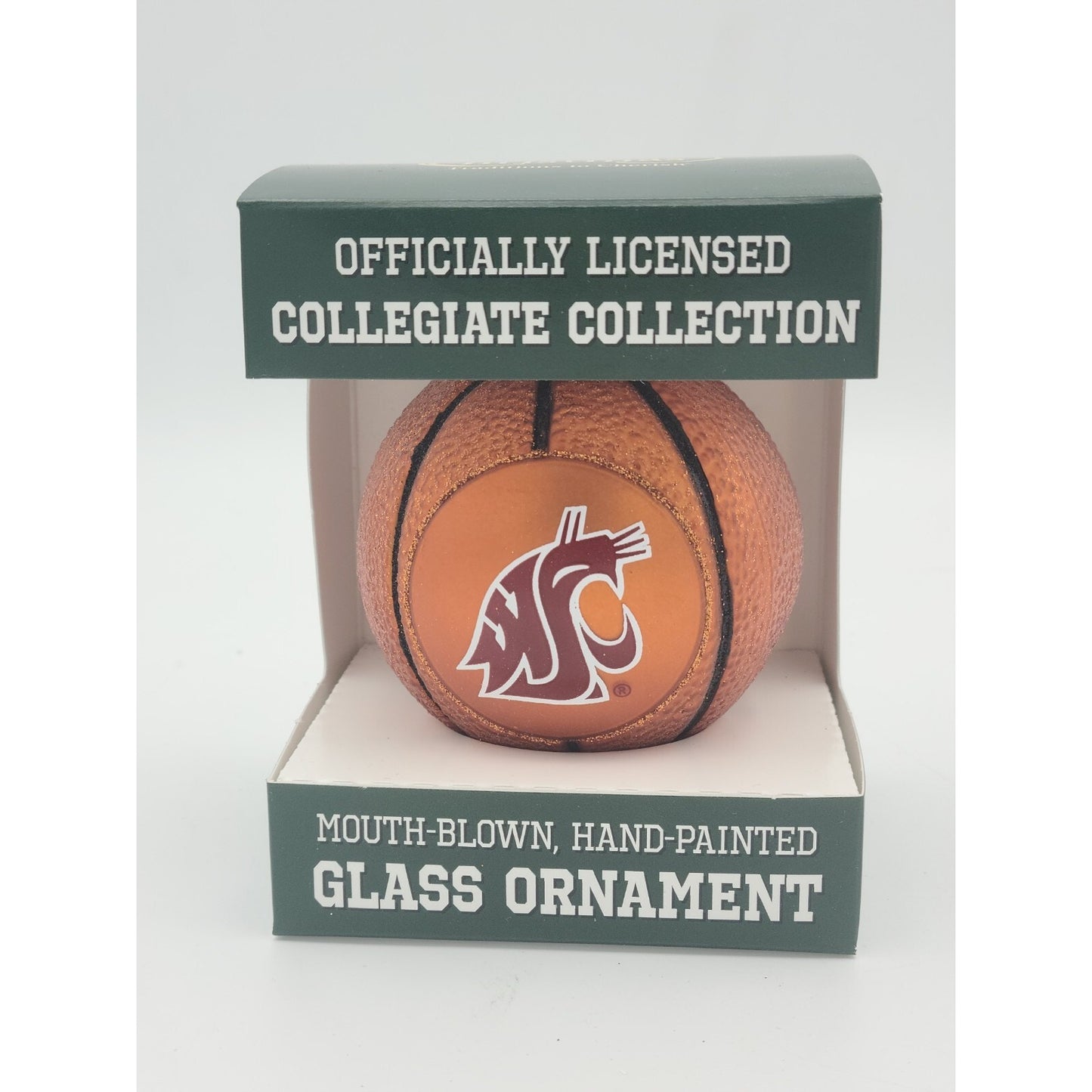 Washington State Cougars Basketball Holiday Ornament Old World Christmas WSU