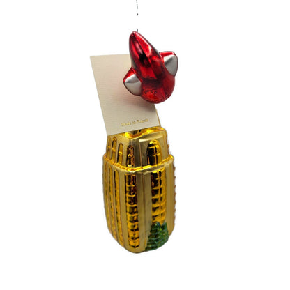 Patricia Breen Manhattan Ape Gold Red Plane King Kong Christmas Tree Ornament