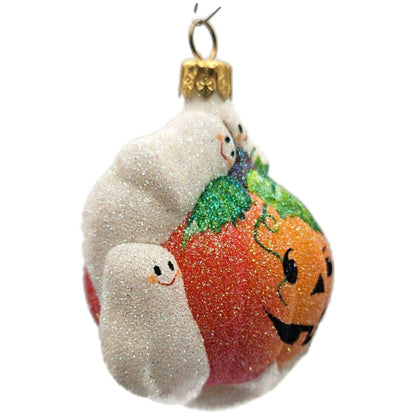 Patricia Breen Circle Of Spirits Pearl Ghosts Pumpkin Halloween Ornament 2410