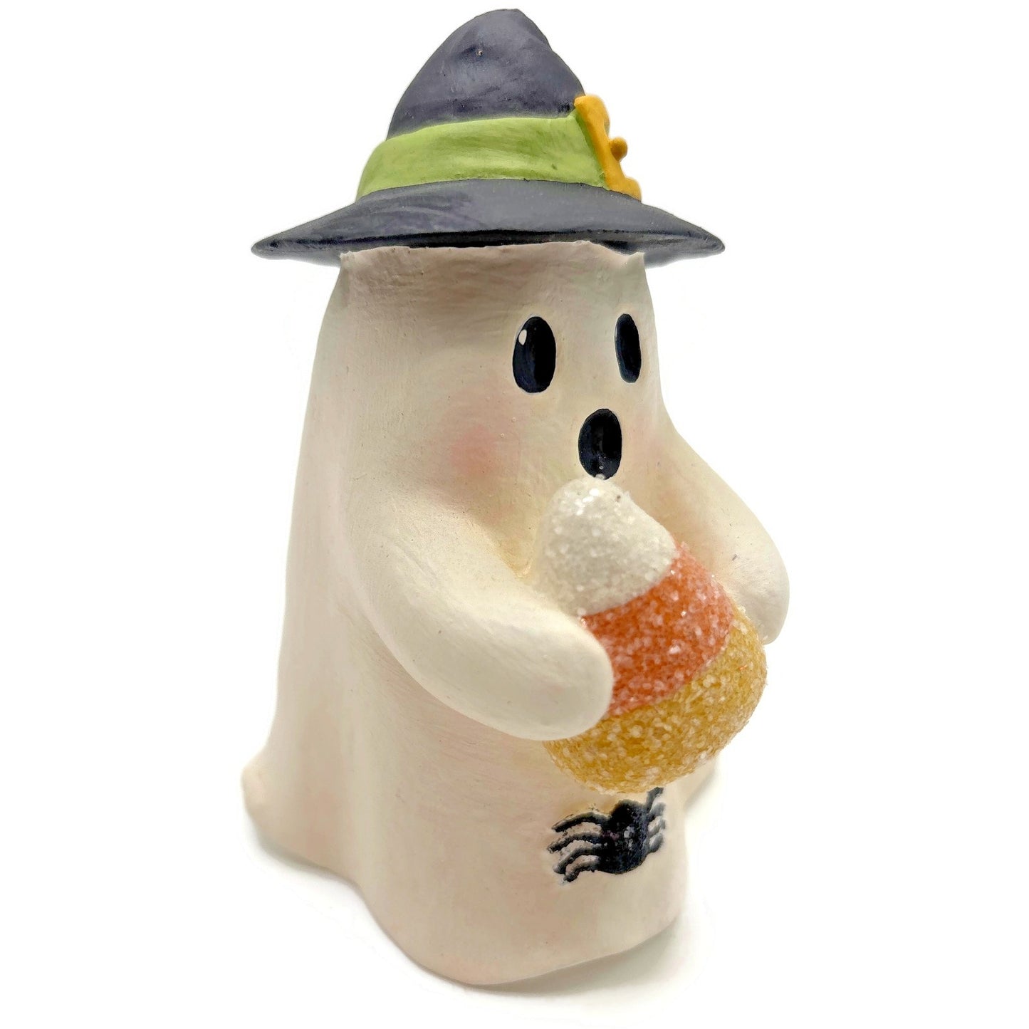 Bethany Lowe Gavin Ghost Candy Corn Witch Hat Spider Halloween Figure Decor New