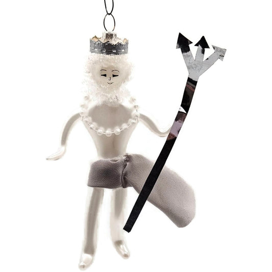 Soffieria De Carlini Poseidon Italian Hand Blown Glass Christmas Tree Ornament