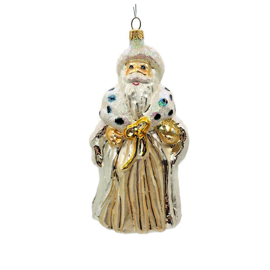 Christopher Radko Ermine Santa Claus Winter Dream Christmas Tree Ornament 962500