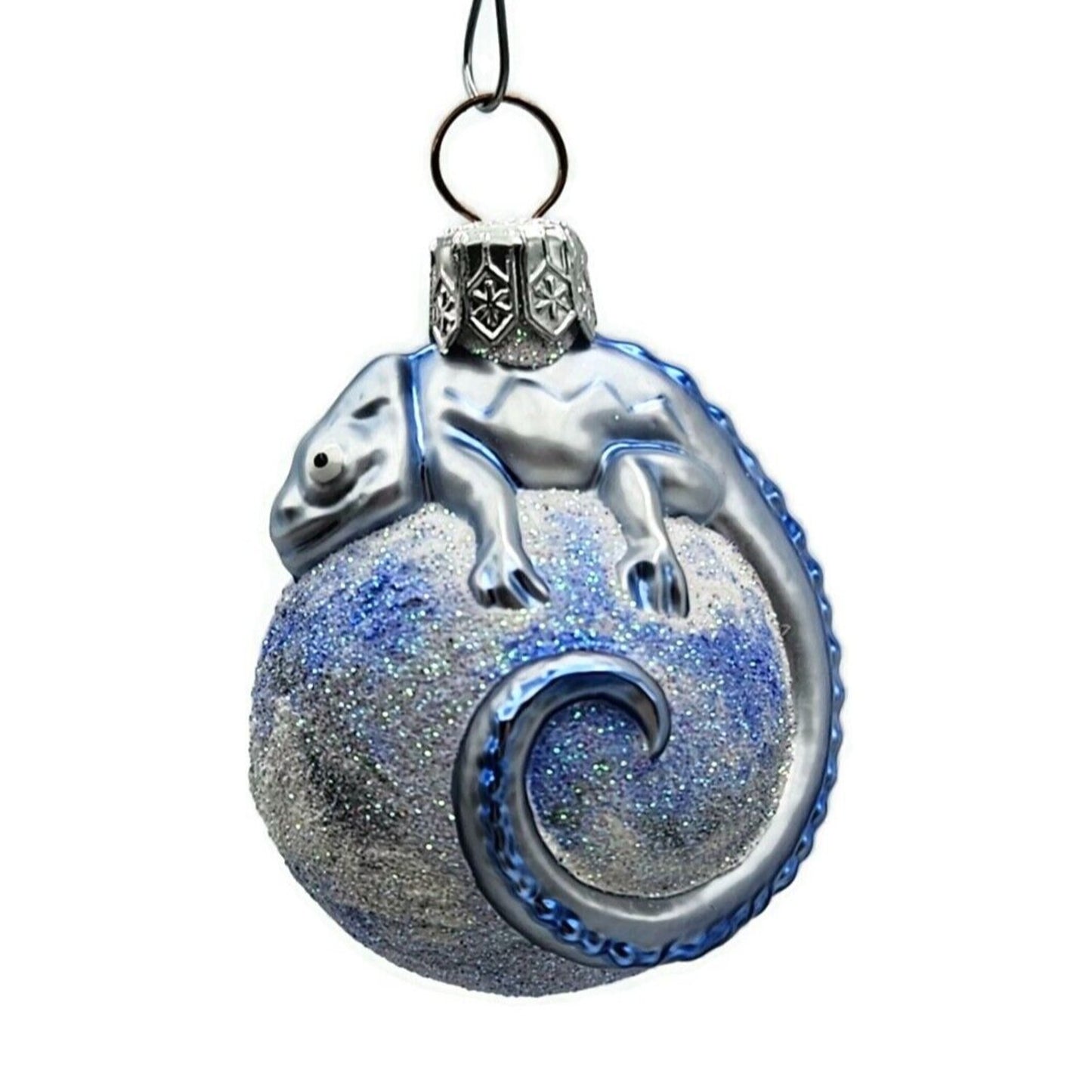 Patricia Breen Miniature Chameleon Surprise Clouds Christmas Tree Ornament