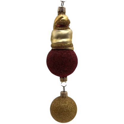 Patricia Breen Jingles The Elf Gold Suit Gold Ball Christmas Ornament 9900HCB