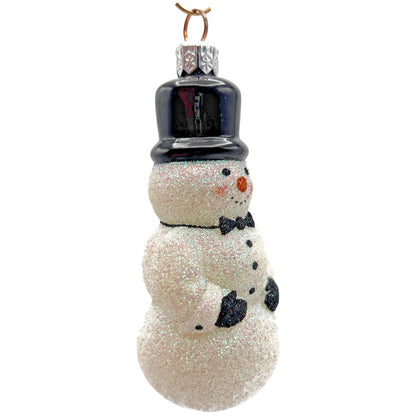 Patricia Breen Classic Snowman Black Hat Bow Tie Mittens Christmas Tree Ornament