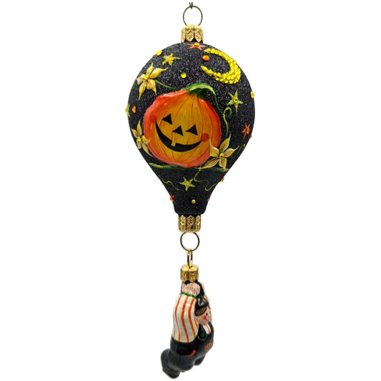 Patricia Breen Miniature Balloon Boy Jack-o-Lantern Stars Halloween Ornament HCB