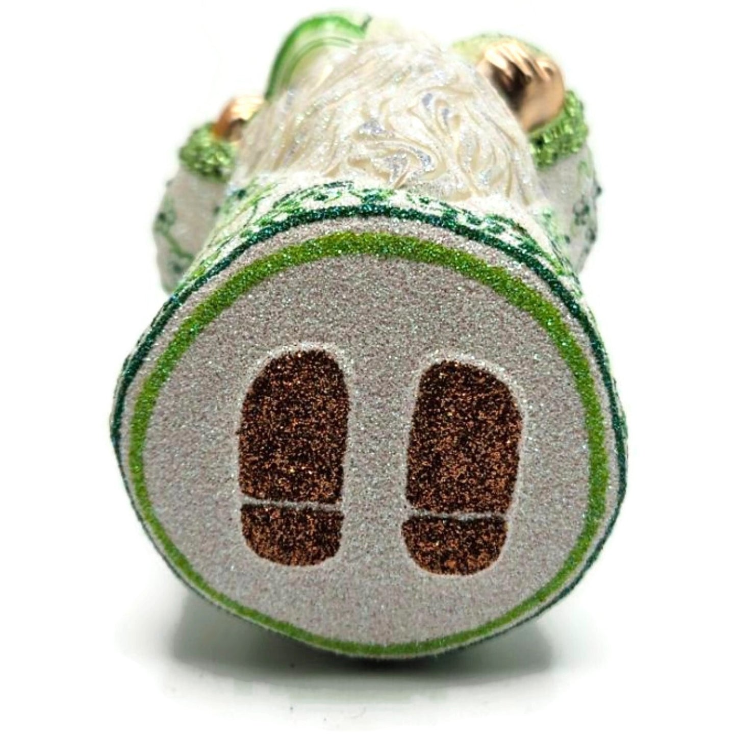 Patricia Breen Connaught Santa Chinoiserie Green Tea Party Christmas Ornament