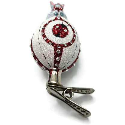 Patricia Breen Sitting Pretty Ladybugs White Red Clip On Easter Holiday Ornament