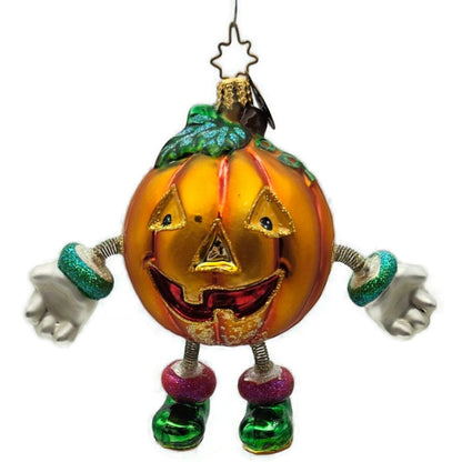 Christopher Radko Tricky Treats Pumpkin Halloween Christmas Tree Ornament