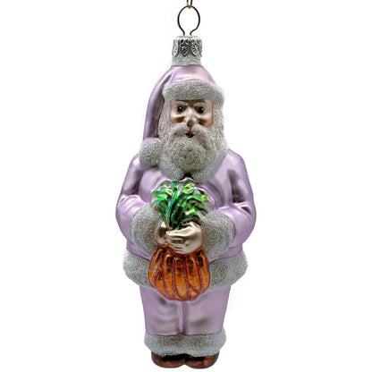 Patricia Breen A Snack for Rudolph Lavender Signed Carrots Christmas Ornament