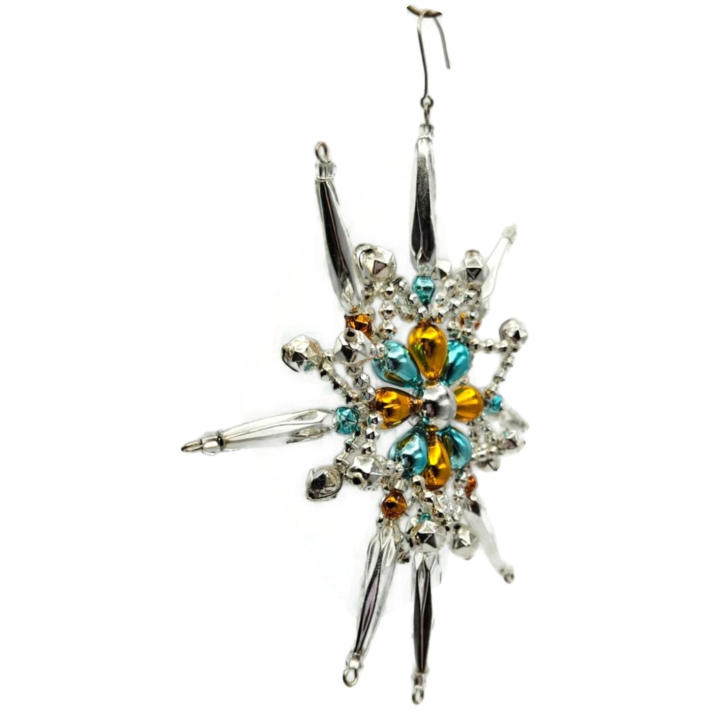 Heartfully Yours Radko Winkle Stars Beaded Christmas Tree Ornament 1075