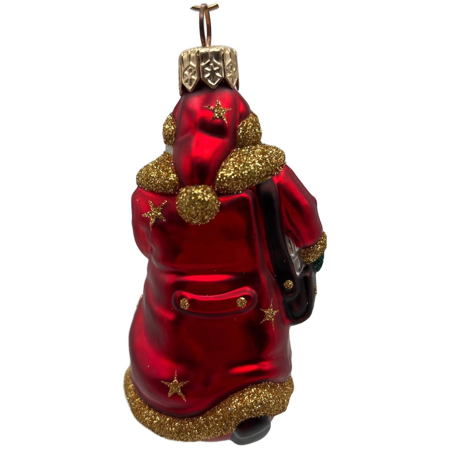 Patricia Breen Miniature Through The Rain And Snow Gold Stars Christmas Ornament