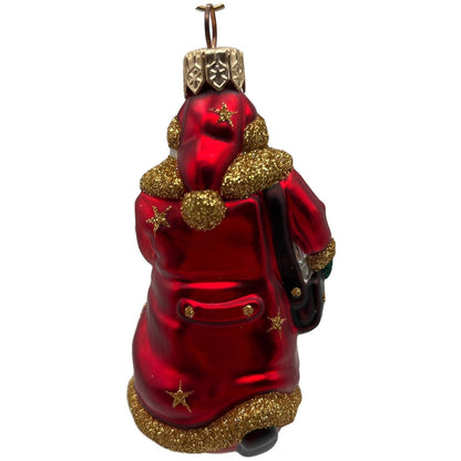 Patricia Breen Miniature Through The Rain And Snow Gold Stars Christmas Ornament