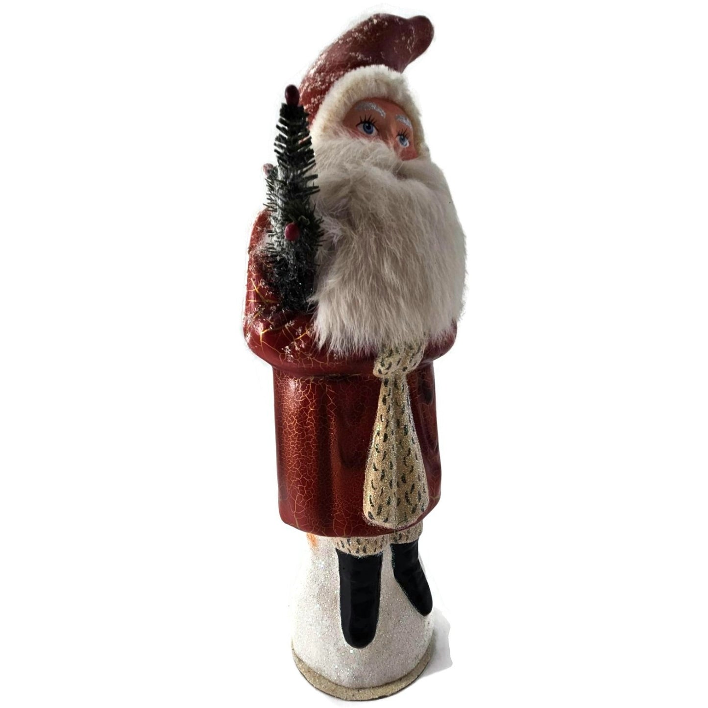 Christopher Radko Ino Schaller Christmas Santa Claus Signed Paper Mache Germany