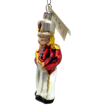 Christopher Radko Toy Soldier Red Uniform Marching Band Christmas Tree Ornament