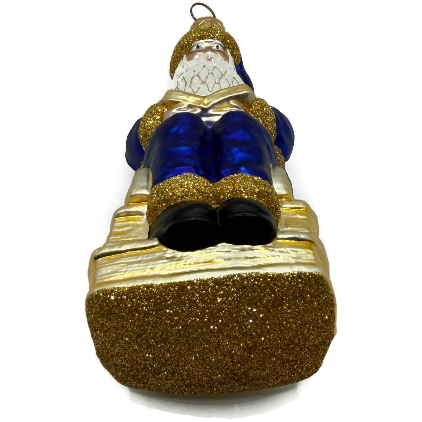 Patricia Breen Santa Reads Romeo Juliet William Shakespeare Christmas Ornament