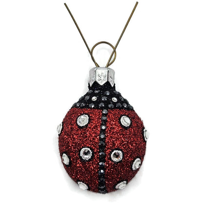 Patricia Breen Ladybug Ladybug Red Bejeweled Closed Wing Spring Tree Ornament