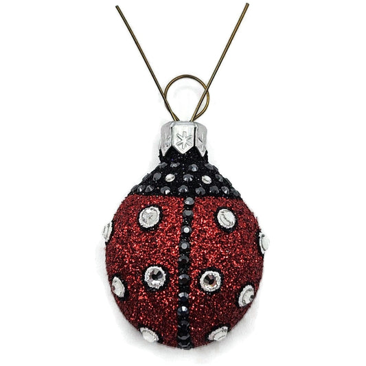 Patricia Breen Ladybug Ladybug Red Bejeweled Closed Wing Spring Tree Ornament