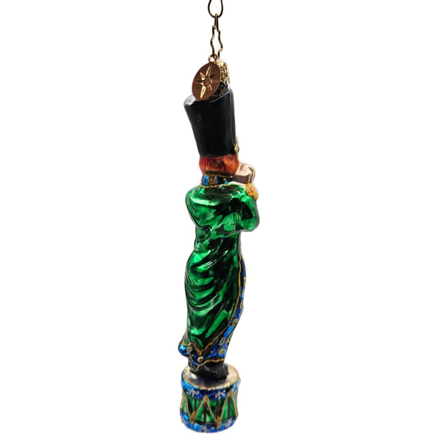 Christopher Radko Nutcracker Soldier Playing A Flute Christmas Tree Ornament