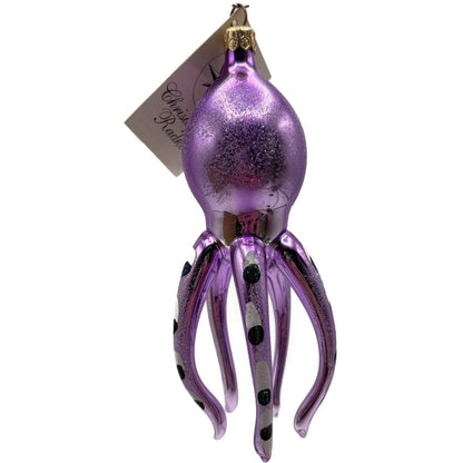 Christopher Radko Maxine Purple Octopus Glass Christmas Ornament 93-240-2