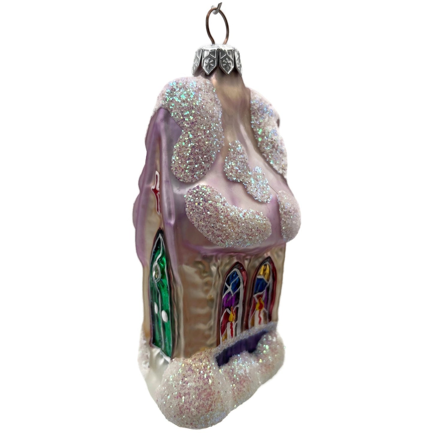 Christopher Radko Midnight Mass Chapel Church Christmas Tree Ornament 94-913-3