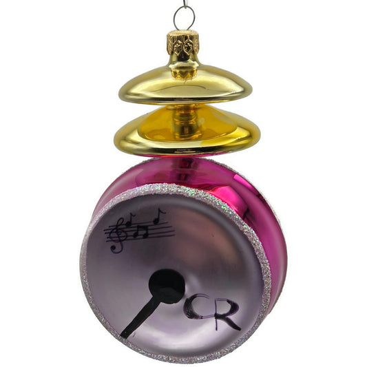 Christopher Radko Percussion Instrument Drum Musical Christmas Ornament 95-255-0